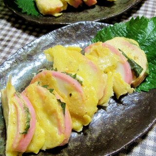 大葉で美味しい♪かまぼこピカタ